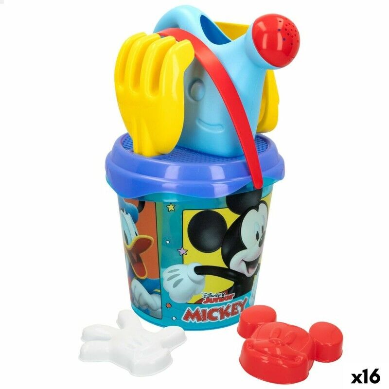 Mickey Mouse|Conjunto de brinquedos de praia Mickey Mouse Ø 18 cm (16 Unidades) Mickey Mouse|Conjunto de brinquedos de praia Mickey Mouse Ø 18 cm (16 Unidades)