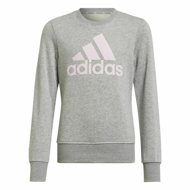 Camisola sem Capuz Menina Adidas Essentials Cinzento