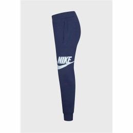 Calças Desportivas Infantis Nike Metallic HBR Gifting Azul Marinho