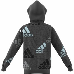 Polar com Capuz Unissexo Adidas Performance Cinzento escuro