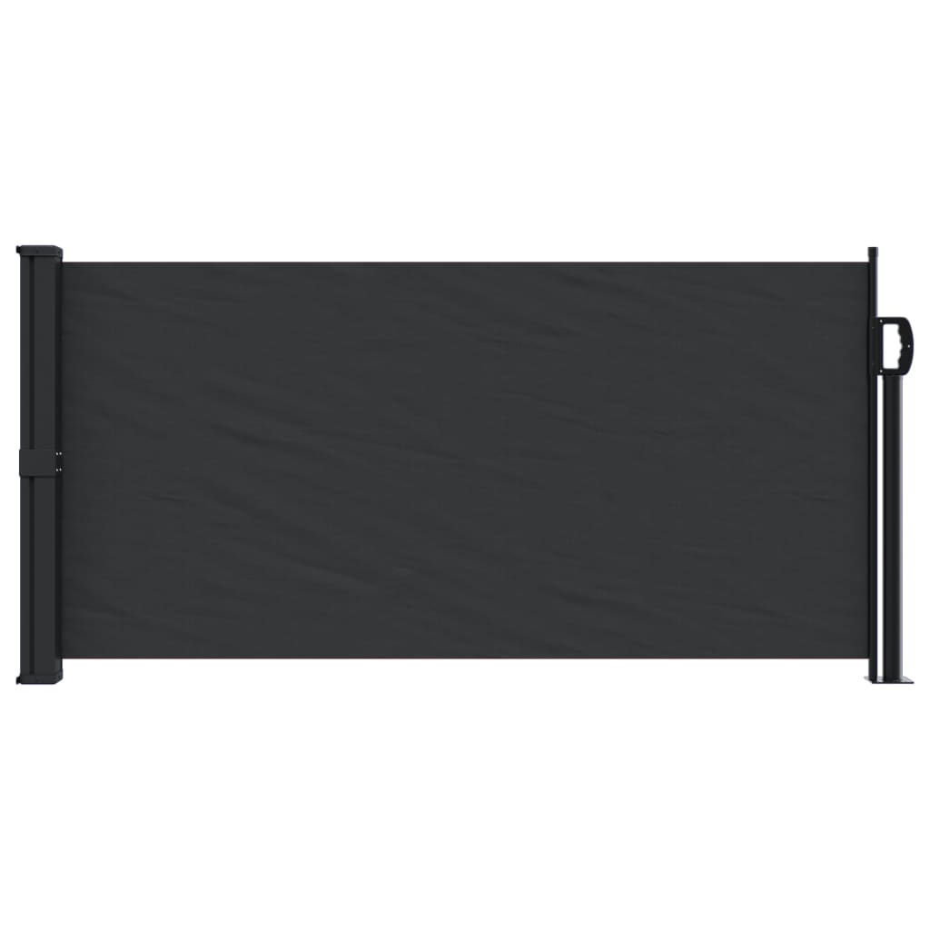 vidaXL Toldo lateral retrátil 100x300 cm preto