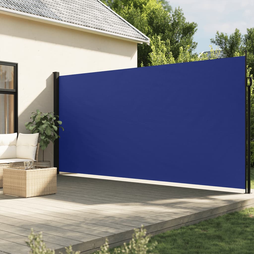 vidaXL Toldo lateral retrátil 200x300 cm azul