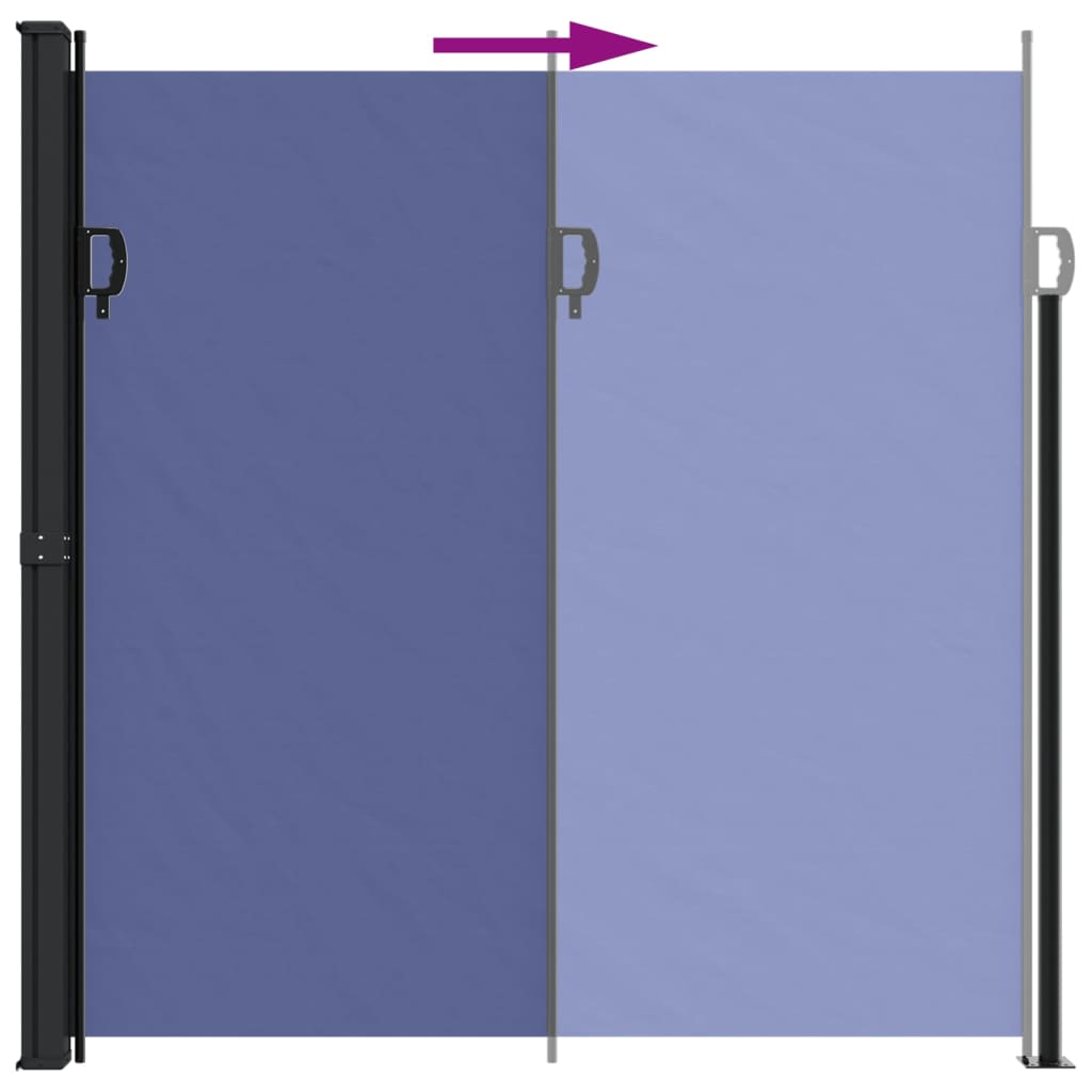 vidaXL Toldo lateral retrátil 200x300 cm azul