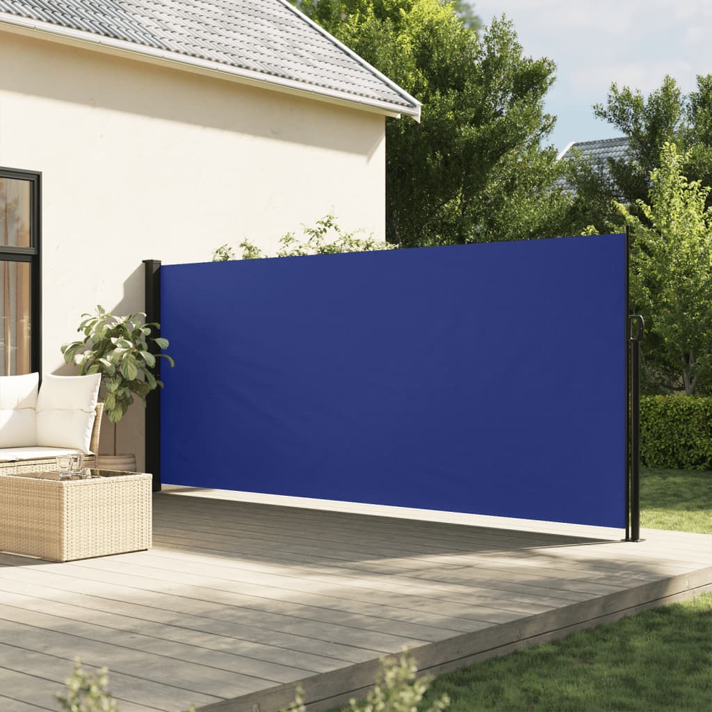 vidaXL Toldo lateral retrátil 180x500 cm azul