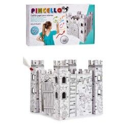 Pincello|Jogo de Trabalhos Manuais com Papel Pincello CV20983 Castelo (4 Unidades)