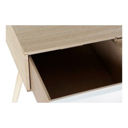 Secretária DKD Home Decor Branco Castanho Madeira (100 x 50 x 76 cm)