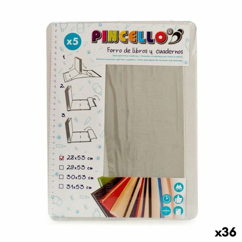 Pincello|Capa Adesiva para Livros Pincello 1805001 Transparente Pincello|Capa Adesiva para Livros Pincello 1805001 Transparente