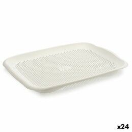 Kinvara|Passador Kinvara 54151 Preto Prateado Silicone Aço inoxidável Ø 14 cm (24 Unidades)
