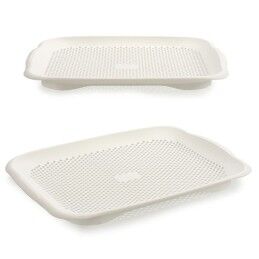 Gondol|Escorredor Branco Plástico 27 x 3 x 36,3 cm (24 Unidades)