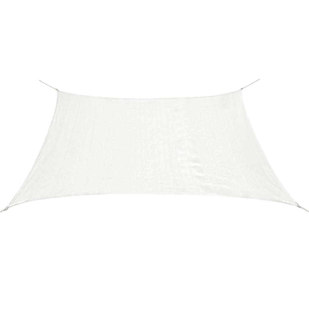 vidaXL Guarda-sol PEAD quadrado 2x2 m branco