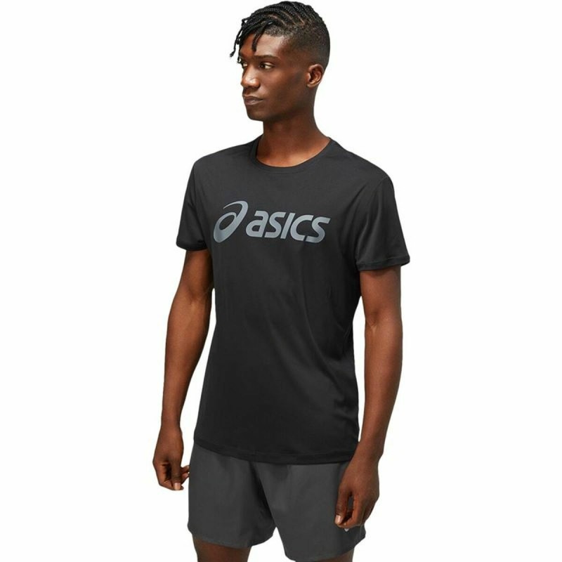 Camisola de Manga Curta Homem Asics Core Preto