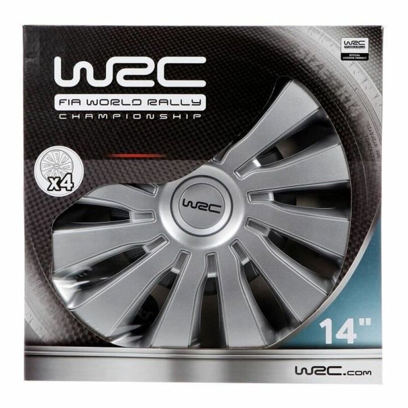 WRC|Tapacubos WRC 7584 Cinzento metálico (4 Unidades) WRC|Tapacubos WRC 7584 Cinzento metálico (4 Unidades)