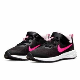 Nike|Sapatilhas de Desporto Infantis Nike REVOLUTION 6 DD1095 007 Preto