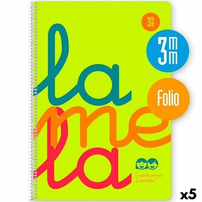 Lamela|Caderno Lamela Amarelo Din A4 80 Folhas (5 Unidades) Lamela|Caderno Lamela Amarelo Din A4 80 Folhas (5 Unidades)