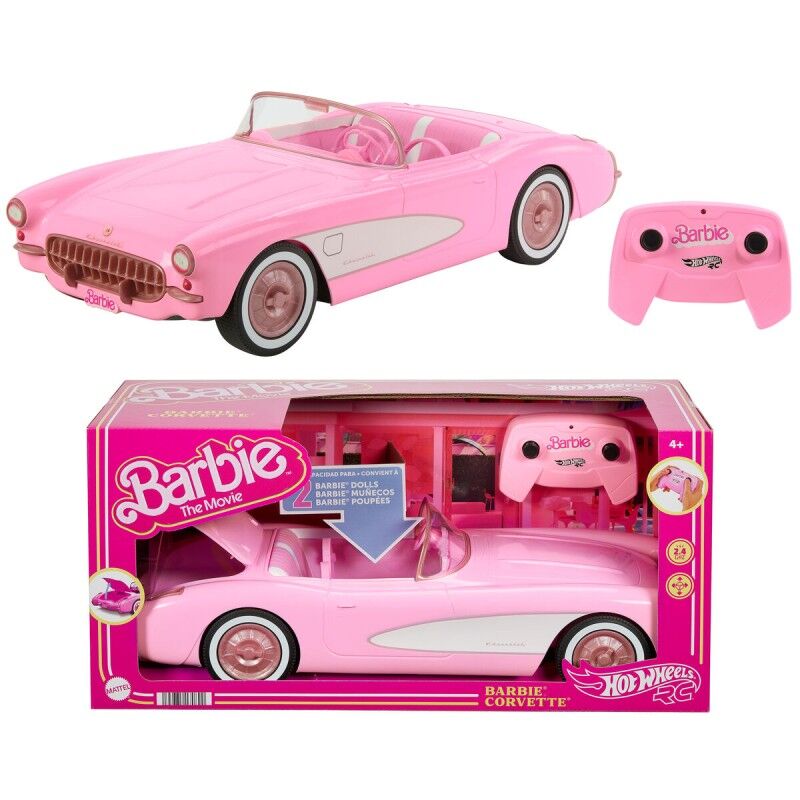 Barbie|Veículo Barbie The Movie Hot Wheels RC Corvette