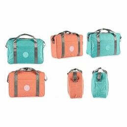 Berilo|Bolsa de Viagem Berilo 210824195-1 Verde 14 x 34 x 44 cm (12 Unidades)