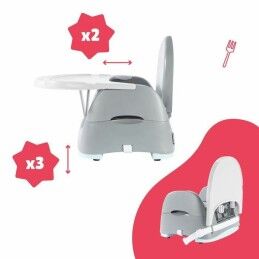 Badabulle|Cadeira Alta Badabulle Sitzerhöhung 15 kg Branco/Cinzento