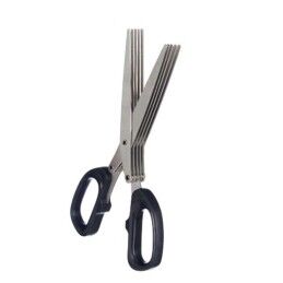 Kinvara|Tesoura de Cozinha Kinvara KT11-5661D Preto Prateado Metal 7 x 18,5 x 1,7 cm (12 Unidades)