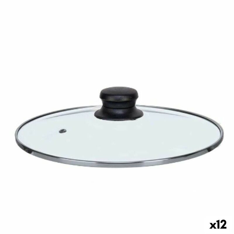 Kinvara|Tampa para Tachos Kinvara CN-SW1304-22CM Transparente Prateado Cristal 22 cm (12 Unidades) Kinvara|Tampa para Tachos Kinvara CN-SW1304-22CM Transparente Prateado Cristal 22 cm (12 Unidades)
