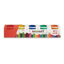 Pincello|Jogo de Plasticina Pincello 503 Amarelo Azul Vermelho Verde Laranja (12 Unidades)