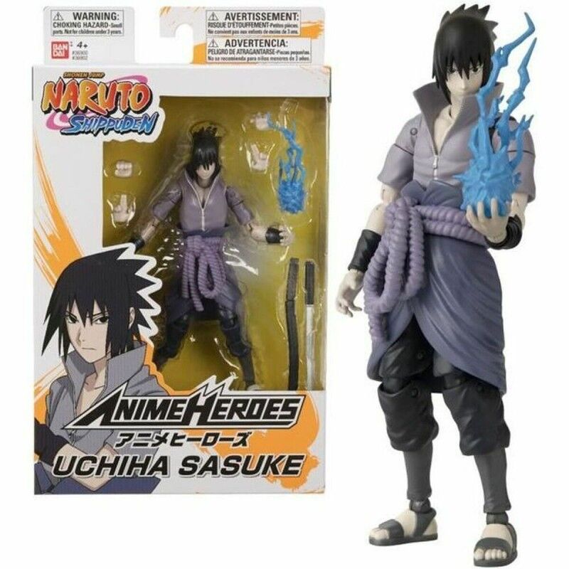 Bandai|Figuras de Ação Bandai Sasuke Uchiwa 17 cm