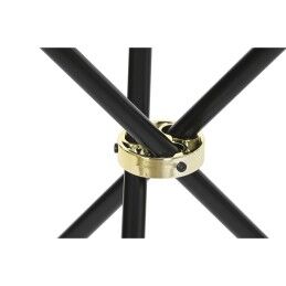 DKD Home Decor|Mesa de apoio DKD Home Decor Branco Preto Dourado Metal Madeira MDF 80 x 80 x 76 cm