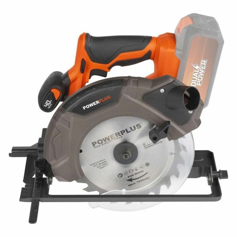 Powerplus|Serra circular Powerplus Dual Power Powdp25230 40 V Ø 18,5 cm Powerplus|Serra circular Powerplus Dual Power Powdp25230 40 V Ø 18,5 cm