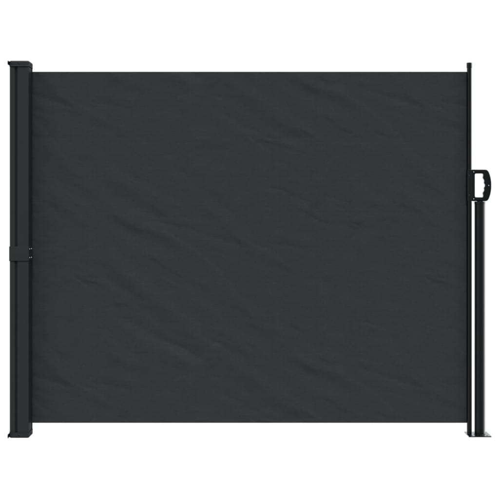 vidaXL Toldo lateral retrátil 160x600 cm preto