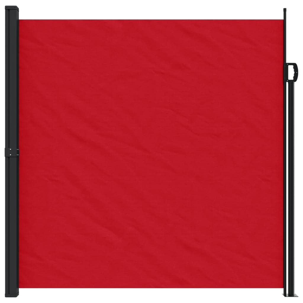 vidaXL Toldo lateral retrátil 200x600 cm vermelho