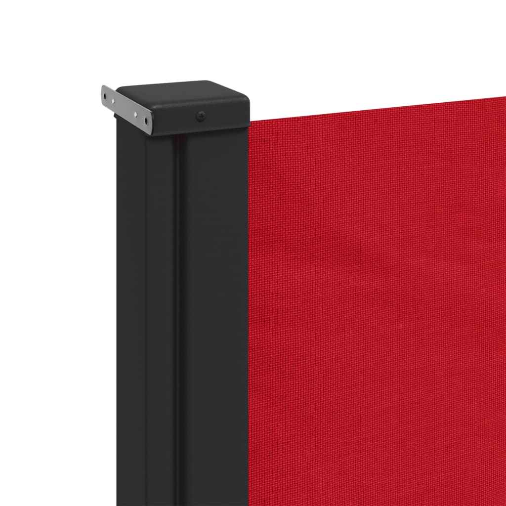 vidaXL Toldo lateral retrátil 200x600 cm vermelho