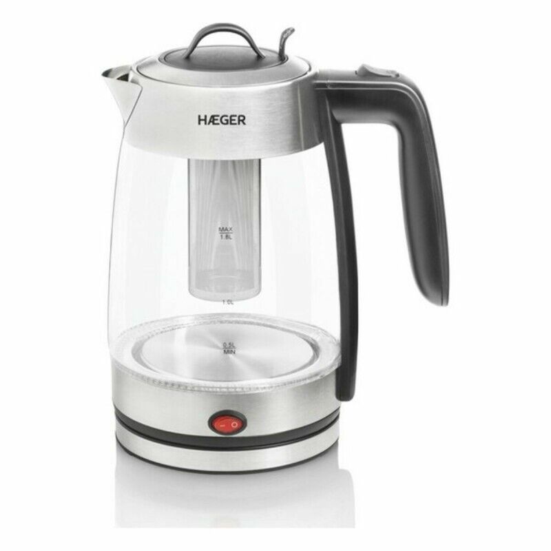 Haeger|Fervedor de Água e Chaleira Elétrica Haeger EK-22F.020A Branco Aço inoxidável 2200 W Haeger|Fervedor de Água e Chaleira Elétrica Haeger EK-22F.020A Branco Aço inoxidável 2200 W