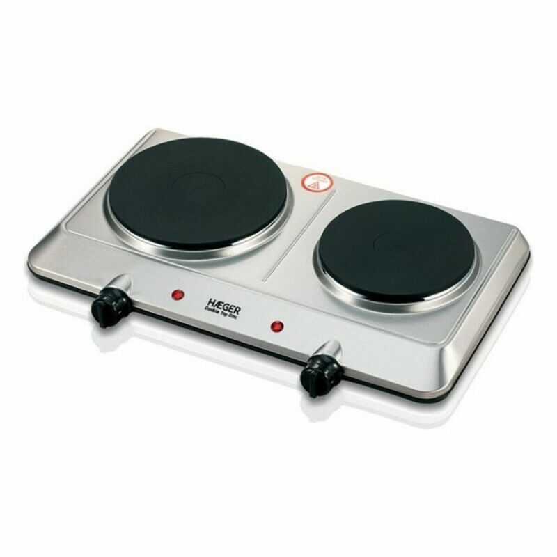 Haeger|Fogão Eléctrico Haeger HP-02S.015A 2 Fogões Vermelho 2250W