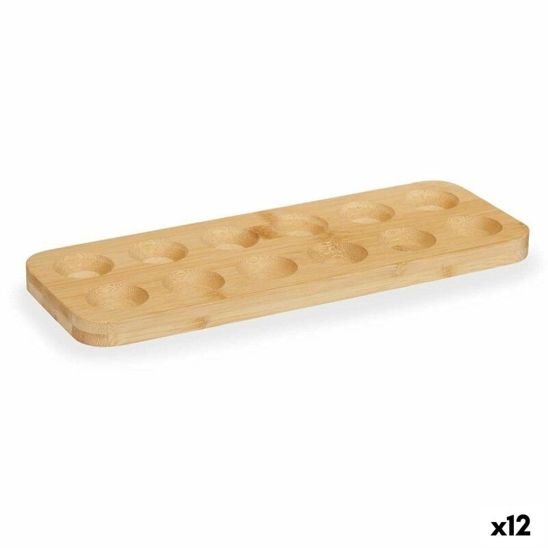 Kinvara|Copo para ovos Kinvara CN-KT200062-1B Castanho Bambu 40 x 3,4 x 40 cm (12 Unidades) Kinvara|Copo para ovos Kinvara CN-KT200062-1B Castanho Bambu 40 x 3,4 x 40 cm (12 Unidades)