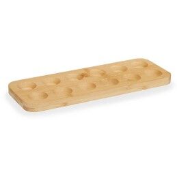 Kinvara|Copo para ovos Kinvara CN-KT200062-1B Castanho Bambu 40 x 3,4 x 40 cm (12 Unidades)