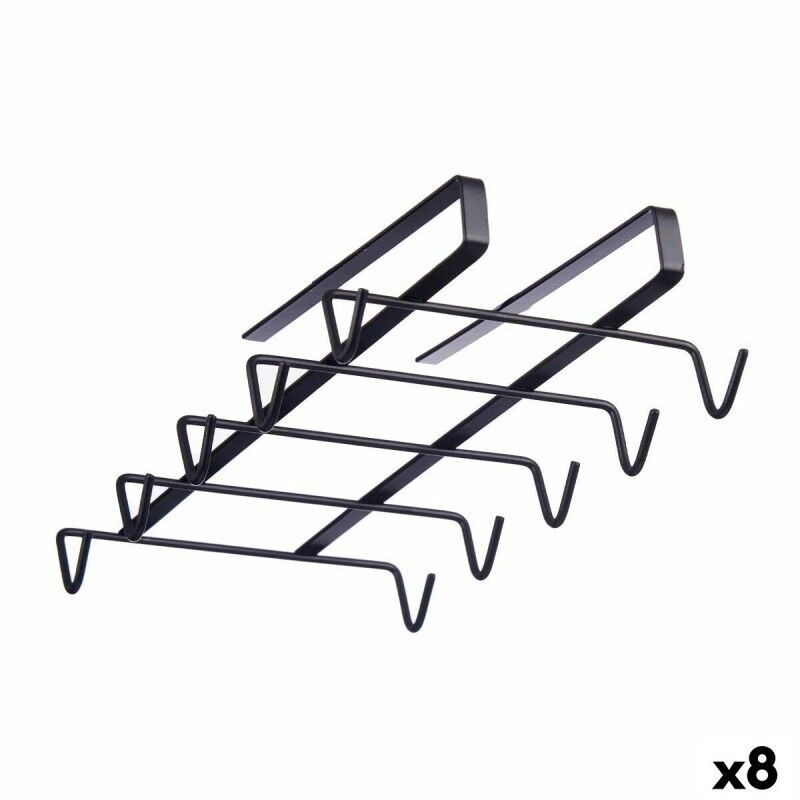 Kinvara|Gancho para canecas Kinvara W3924P-1 PDQ Preto Ferro 16 x 7 x 28,5 cm (8 Unidades) Kinvara|Gancho para canecas Kinvara W3924P-1 PDQ Preto Ferro 16 x 7 x 28,5 cm (8 Unidades)