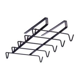 Kinvara|Gancho para canecas Kinvara W3924P-1 PDQ Preto Ferro 16 x 7 x 28,5 cm (8 Unidades)