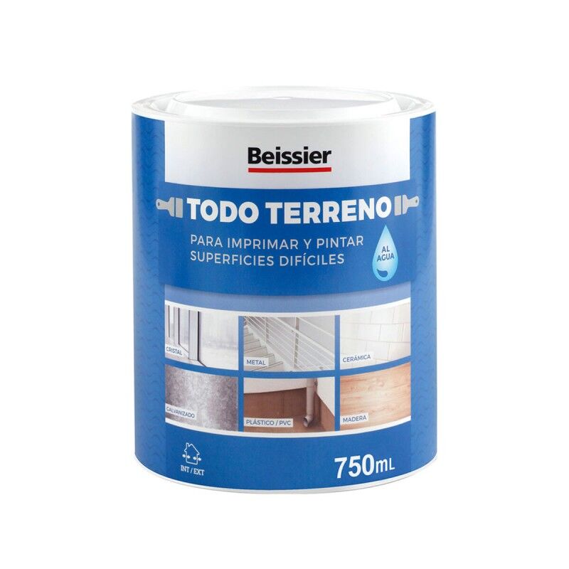 Beissier|Tinta acrílica Beissier Todo Terreno 70396-021 Impressão Branco 750 ml Beissier|Tinta acrílica Beissier Todo Terreno 70396-021 Impressão Branco 750 ml