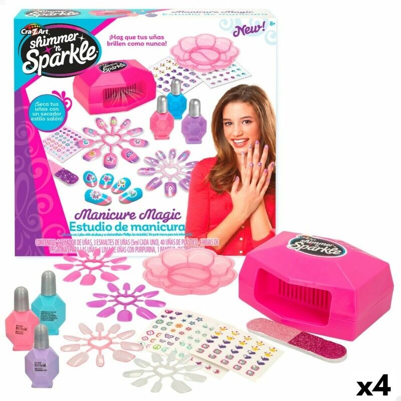 Cra-Z-Art|Set de manicure Cra-Z-Art MAGIC 11 x 5,5 x 9,5 cm 4 Unidades Cra-Z-Art|Set de manicure Cra-Z-Art MAGIC 11 x 5,5 x 9,5 cm 4 Unidades