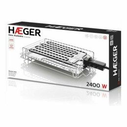 Haeger|Grill Haeger GR-240.013A 2400W Preto Multicolor 2400 W (395 x 275mm)