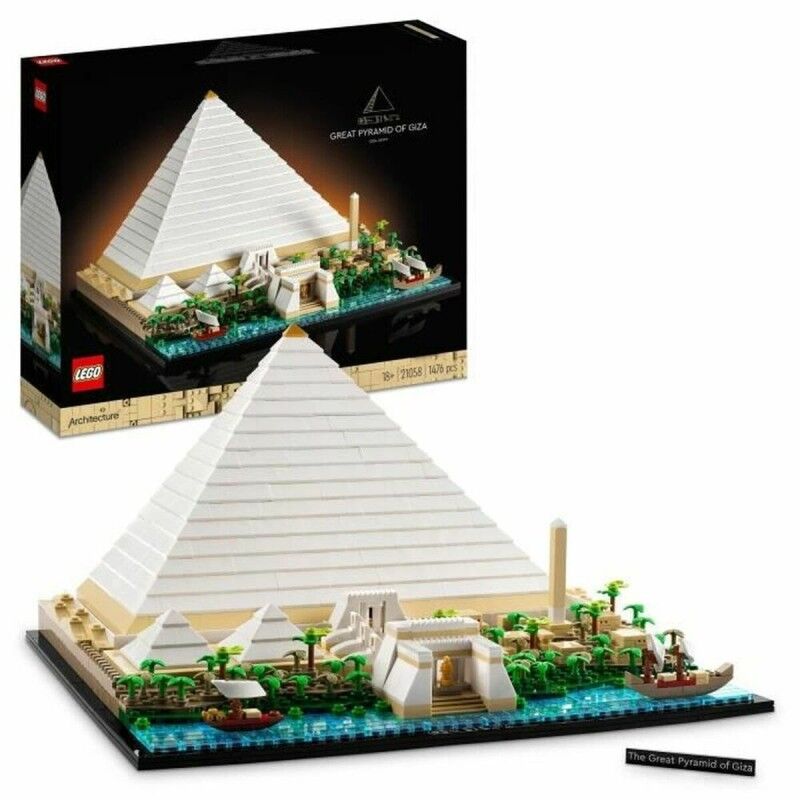 Lego|Playset   Lego 21058 Architecture The Great Pyramid of Giza         1476 Peças  
