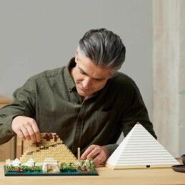 Lego|Playset   Lego 21058 Architecture The Great Pyramid of Giza         1476 Peças  