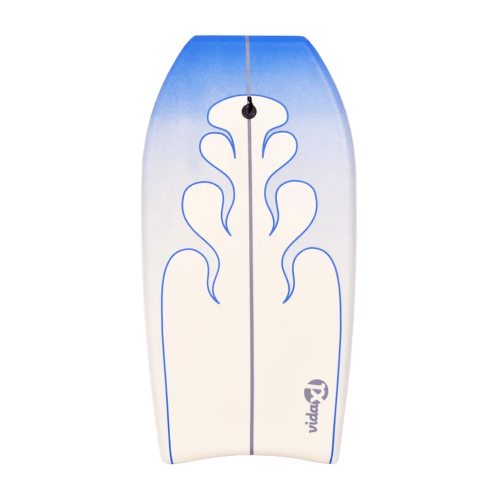 vidaXL Prancha de bodyboard azul 104 cm