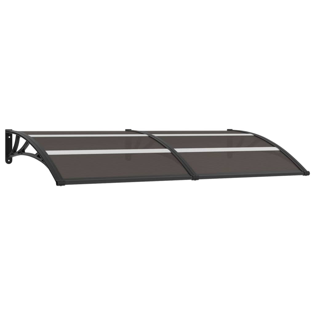 vidaXL Toldo de porta 200x75 cm PC preto