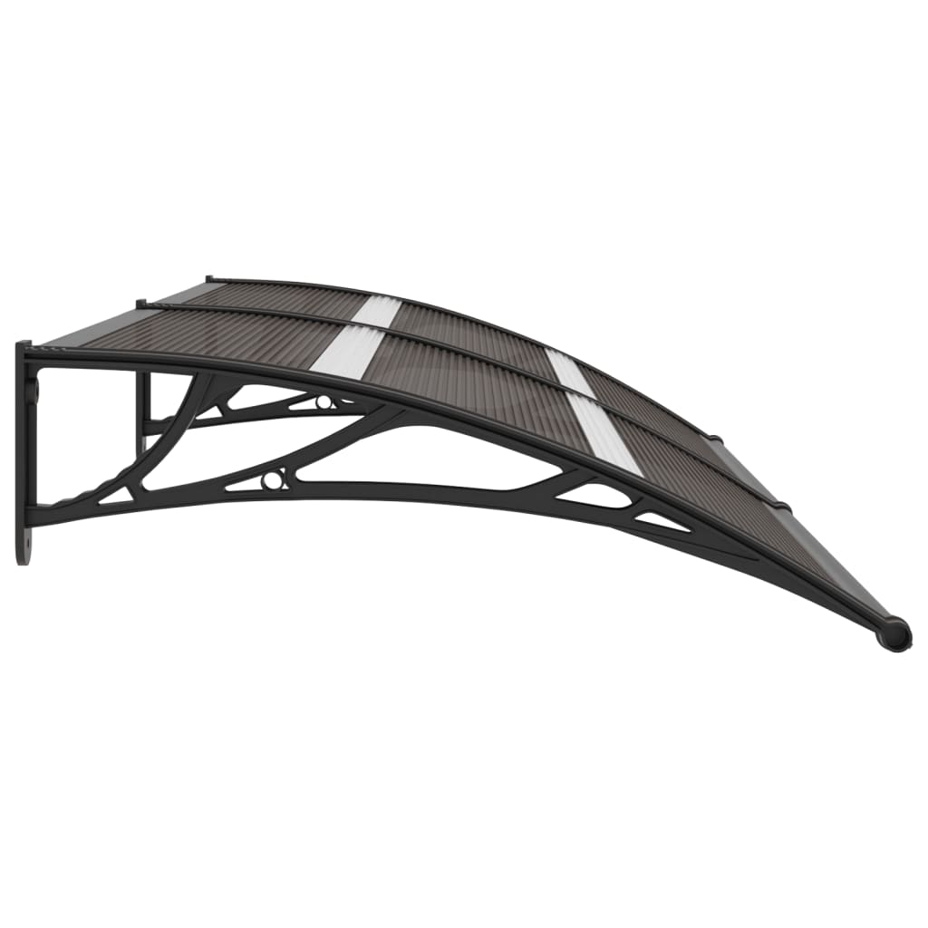 vidaXL Toldo de porta 200x75 cm PC preto