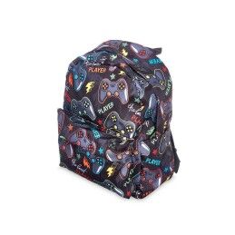 Pincello|Mochila Escolar Pincello Games Multicolor 28 x 12 x 22 cm (12 Unidades)