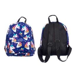 Pincello|Mochila Escolar Pincello 586 Multicolor 28 x 12 x 22 cm Unicórnio (12 Unidades)