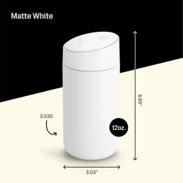 Termo Fellow 355 ml Branco