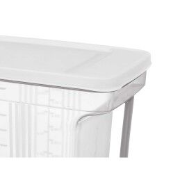 Kinvara|Recipiente para Conservar Alimentos Kinvara 02 1507 Cinzento Transparente 2,5 L 20,5 x 17 x 13 cm (24 Unidades)