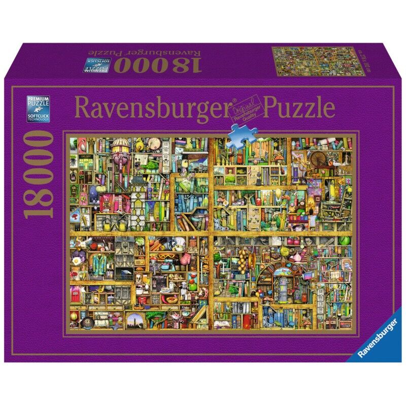 Ravensburger|Puzzle Ravensburger Magic Library 18000 Peças