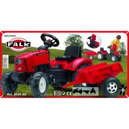 Falk|Trator a Pedais Falk Lander Z160X Vermelho